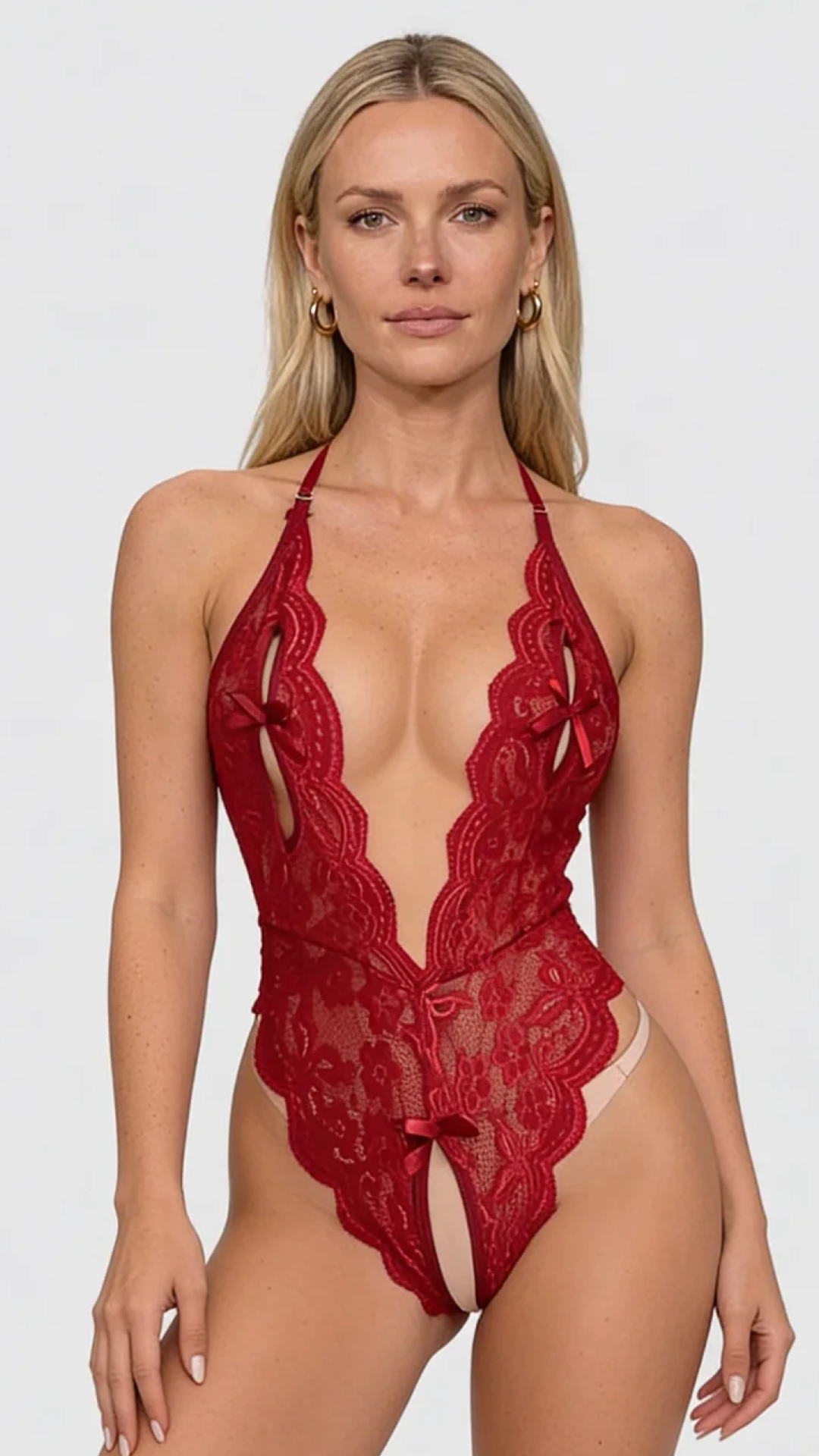 Lila Embroidered Bodysuit with Snap Closure