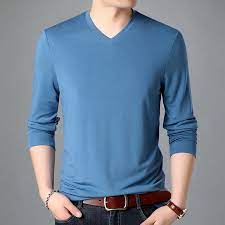 Blue Tshirt V-neck